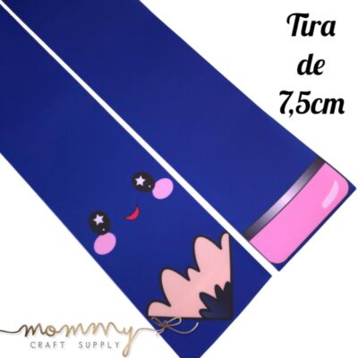 Coletero escolar lápiz azul