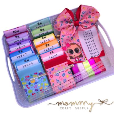 Kit para armar lazos con las tablas de multiplicar
