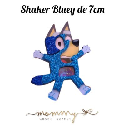 Shaker decorativo personaje Bluey
