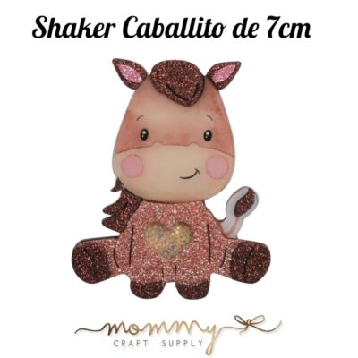 Shaker decorativo infantil Caballito