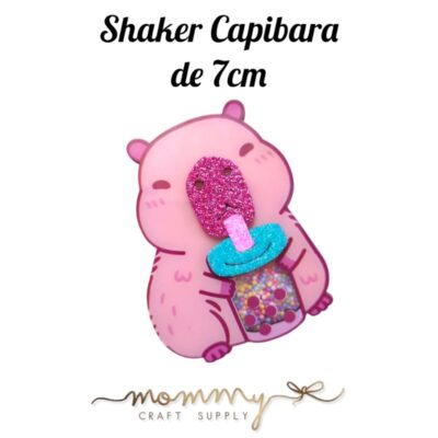 Shaker decorativo infantil capibara grande