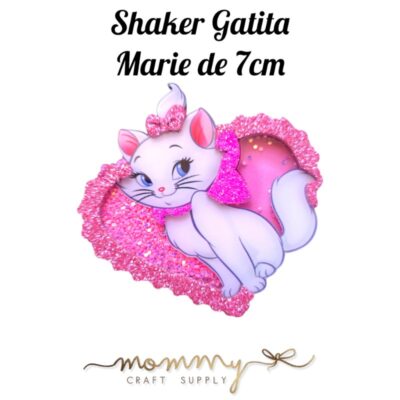 Shaker decorativo infantil de la gatita Marie