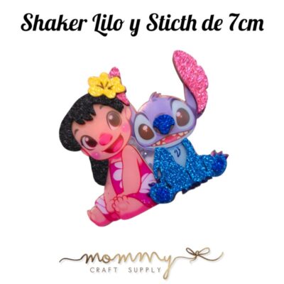 Shaker decorativo infantil de Lilo y Sticth