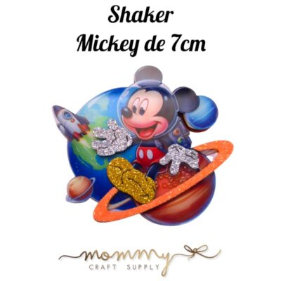 Shaker decorativo infantil de Mickey Astronauta