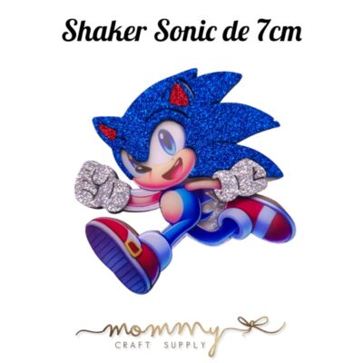 Shaker decorativo infantil de Sonic