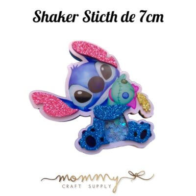 Shaker decorativo infantil de Sticth con muñeco