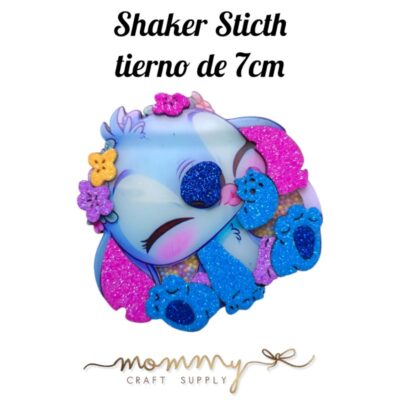 Shaker decorativo infantil de Sticth tierno