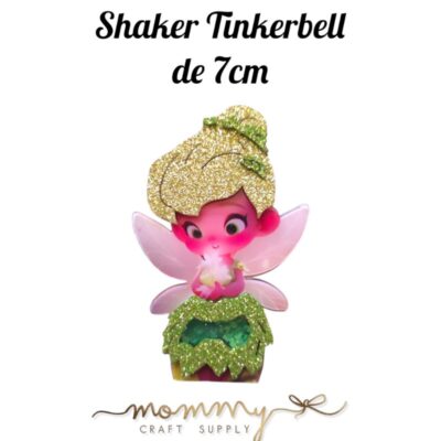 Shaker decorativo infantil de Tinkerbell